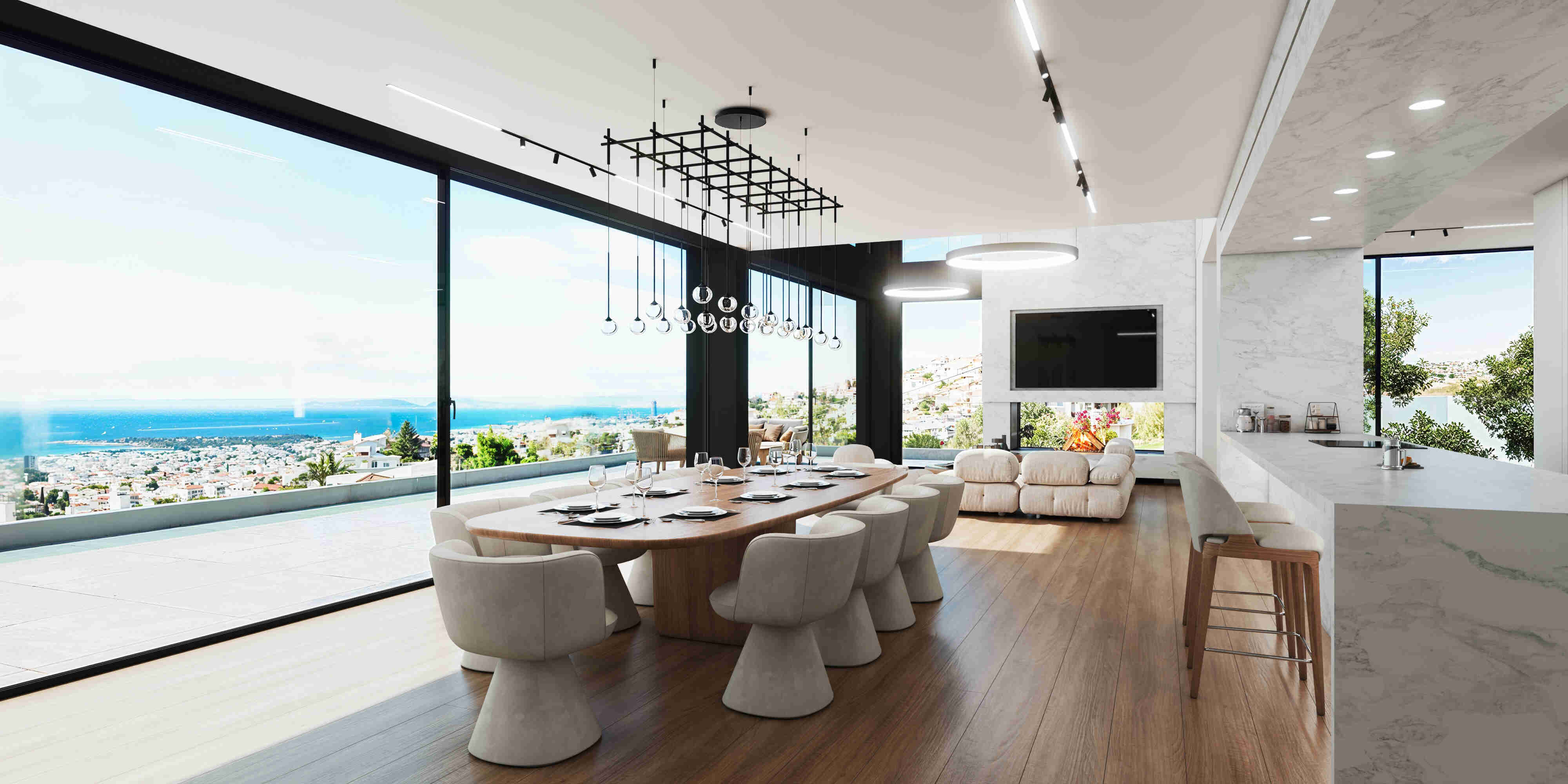 Open Plan Dining and Living