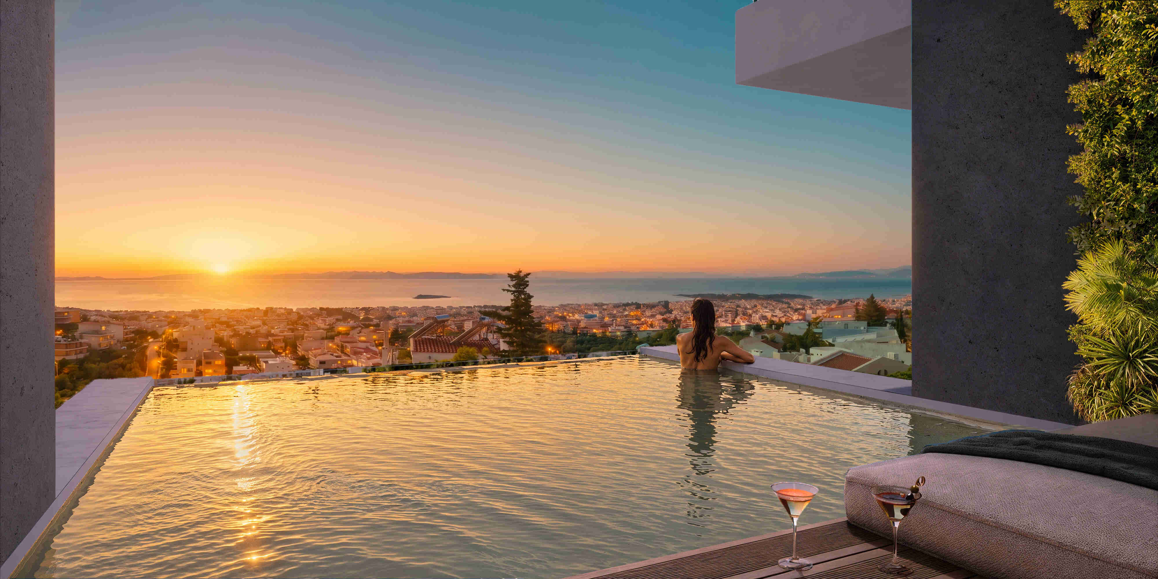 Sunset Infinity Pool