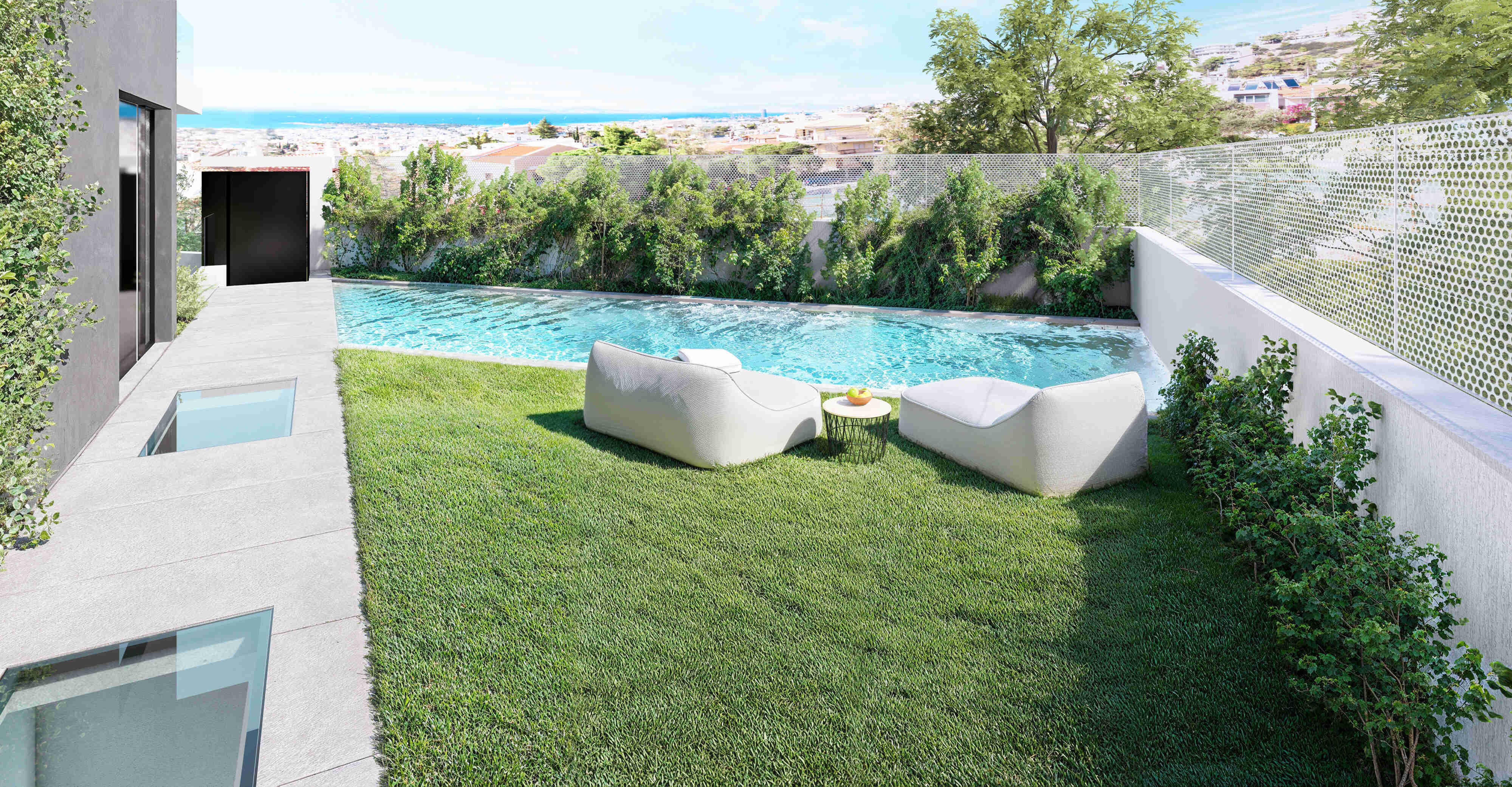 Garden and Pool